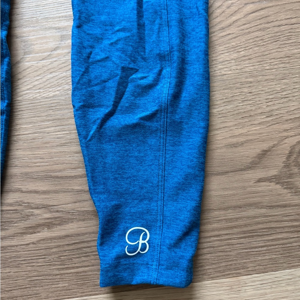 Bombshell Sportswear Blue Matching Sports Bra & Leggings - size S - Picture 2 of 4